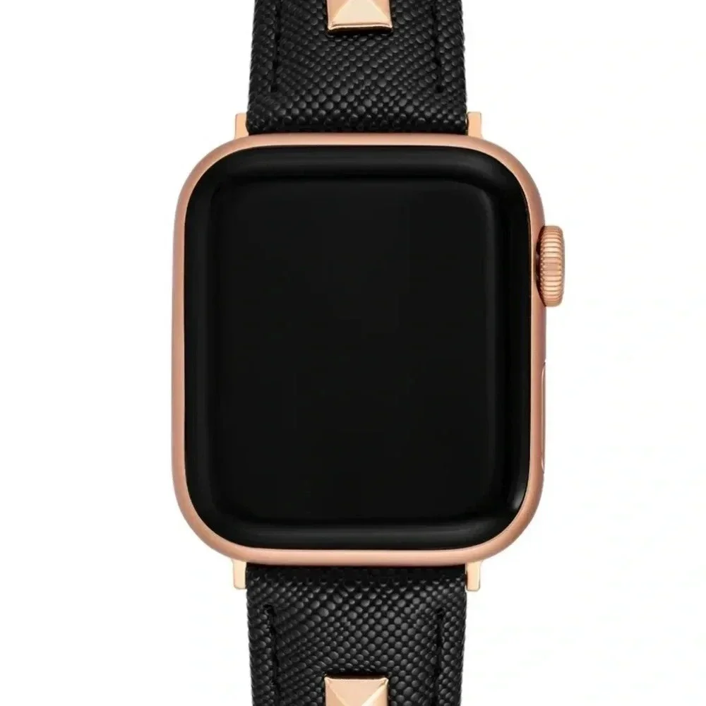 Sol-light Apple Watchband Studded Black